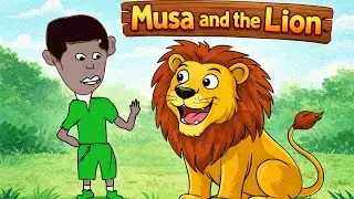 Musa and the Lion #DagbaniCartoon #Tamale #AfricanCartoon