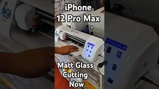 iPhone 12 Pro Max | Matt Glass Cutting | Sunshine Y22 Plus Machine | Final Look! 🔥 #shorts #plotter