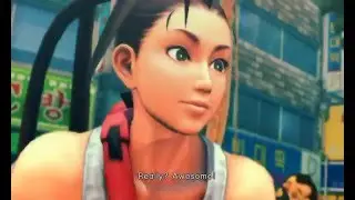 Ultra Street Fighter IV battle: Ibuki vs Sakura (Rival Battle)