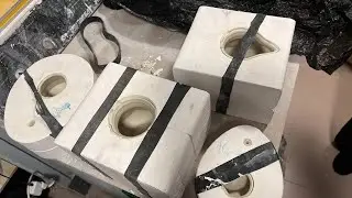 My first Teapot Slip cast Mold opening