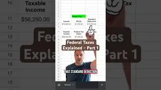 How federal taxes actually work with real numbers & a real example #taxes #federal #usa #education