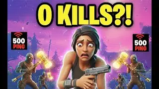 0 KILLS, 0 DAMAGE, 500 PING... 📈