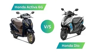 Honda Activa 6G vs Honda Dio