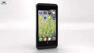 ZTE Open C Black 3D model by 3DModels.org