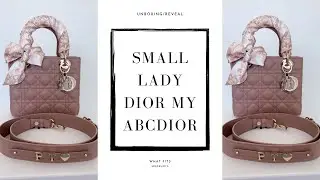 SMALL LADY DIOR MY ABCDIOR BLUSH | UNBOXING, WHAT FITS, FIRST IMPRESSIONS, MODSHOTS
