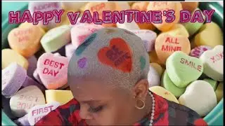Happy Valentine’s Day Babes |Heart shaped candy with sayings hair transformation Kiss & Adore colors