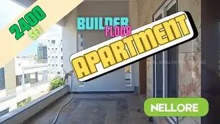 ONE FLAT PER FLOOR! Spacious 3 BHK Flat for Sale in Nellore ||2400 SFT || North Facing