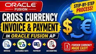 14. 💸 Cross Currency Invoice & Payment in Oracle Fusion AP | Full Process