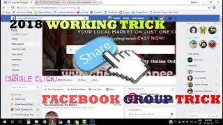 Share In All Facebook Groups In Single Click - WORKING