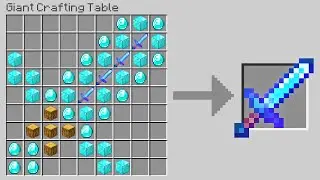 Minecraft, But Crafting Is GIANT..