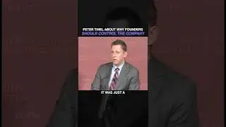 Why Founders Must Stay in Control #peterthiel #motivation #apple #venturecaptial #inspiration