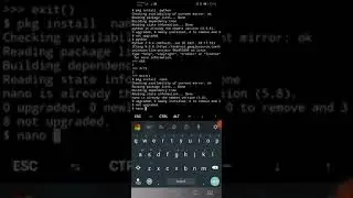 කොහොමද Termux වලින් python කරන්නේ?