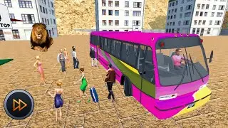 Uphill Bus Driving Simulator #19 - Best Bus Driving Games Man Transfer  2021 Android Ios Gameplay