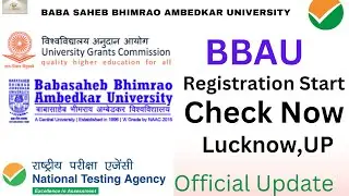 BBAU Registration Process Start 🔥 CUET-UG | 2022| Fee| Details