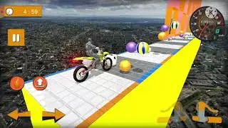 Superhero tricky bike game all