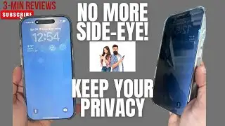 ZAGG Privacy Screen Protector  for iPhone 16 Pro & Pro Max. Must have to keep safe from prying eyes!