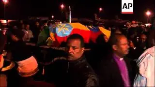 Body of late Ethiopian PM arrives back in Addis Ababa