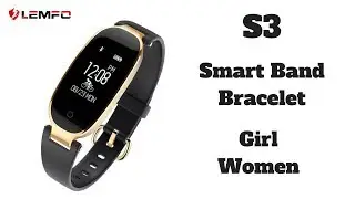Review ⌚ || S3 Fashion Smart Band Bracelet Girl Women Heart Rate Monitor Wrist Smartband !!!