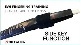 EWI DEN:Transposable Fingerings AKAI EWI - Exercise 3 (Side Key Functions)