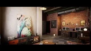 Speed Level ArchViz Design : Loft Office unreal engine 4