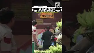 U.S. ambassador to India Sergio Gor arrives at Ministry of External Affairs, New Delhi