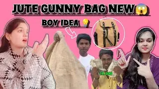 Boy Idea 💡Jute gunny bags New 2025 #deaf 
