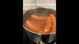 Bockwurst - Die Nahrung auf der Baustelle und der Arbeit - Senfpeitsche hei&szlig; gemacht