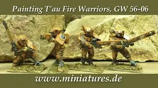 Painting Tau Fire Warriors, 28 mm Games Workshop 56-06