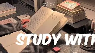 1-Hour Study with Me / Big Ben Sunset & Rain Piano Ambience