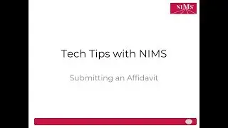 Submitting an Affidavit