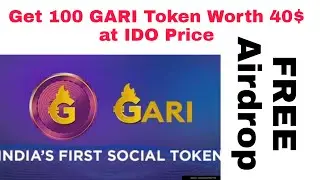 GARI Token Airdrop Worth 40 $ FREE | Chingari App