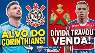 CORINTHIANS MIRA JOÃO RICARDO! 🚨 Dívida com Breno Lopes revelada e nova SAF aprovada.
