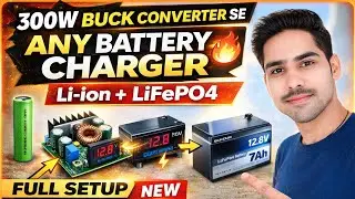  Best Solar Charge Controller // Lithium Phosphate Battery Charger // Buck Converter // Solar Setup