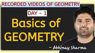 Basics of Geometry- Point, Line & Angle || QOD || By Abhinay Sharma (Abhinay Maths)