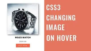 CSS3 Image Hover Effects  (Changing Image On Hover) | Beginners Tutorial