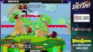 The Spicy Spot: X (Dr. Mario) vs menotyou135 (Marth) - Winners Round 1 - Melee