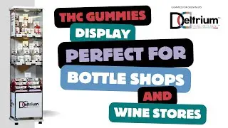 THC Gummies Display Perfect for Bottle Shops and Wine Stores