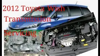 Как заменить трансмиссионную жидкость и фильтр на Toyota Wish 2012 года выпуска