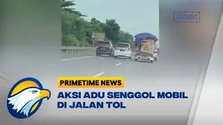 Viral Aksi Adu Senggol Mobil di Jalan Tol, Bahayakan Pengguna Jalan