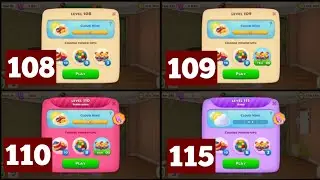 Township Colorful Puzzle Levels 108, 109, 110, 115