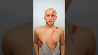 Transforming into Young Kratos using JUST paint!! 🎨#shorts