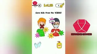 Trick Me Level 23 save kids from the virus