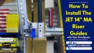 Установка направляющих для ленточной пилы Jet 14