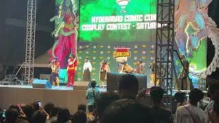 #comiccon2024 #hyderabad #cosplay #puspa