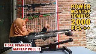 TEMBUS 2000 FPS ++ POWER SENAPAN ANGIN PCP ATAMAN STAINLESS - Mantap Poll !!!