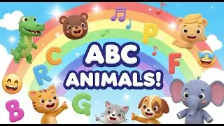 ABC Animal Adventure 🅰️🐶 | Alphabet Song for Kids