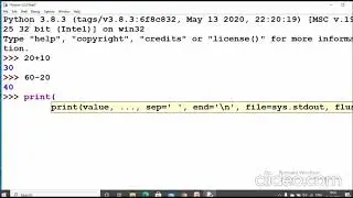 class 8 introduction to python video 2