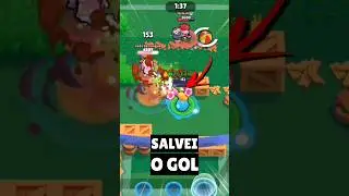 SALVEI O GOL NO BRAWL STARS! ⚽ #BrawlStars #Supercell #JogodeCelular