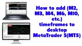 How to add new timeframes(M2,M3,M4,etc) on the desktop MetaTrader 5 (MT5)
