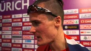 Henrik Ingebrigtsen (NOR), Silver Medal Winner 1.500m Men